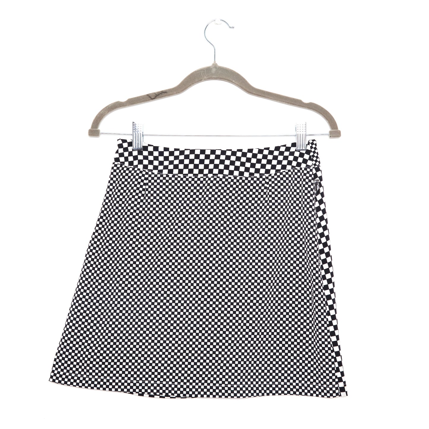 MOSCHINO Vintage Checkerboard Mini Skirt 38