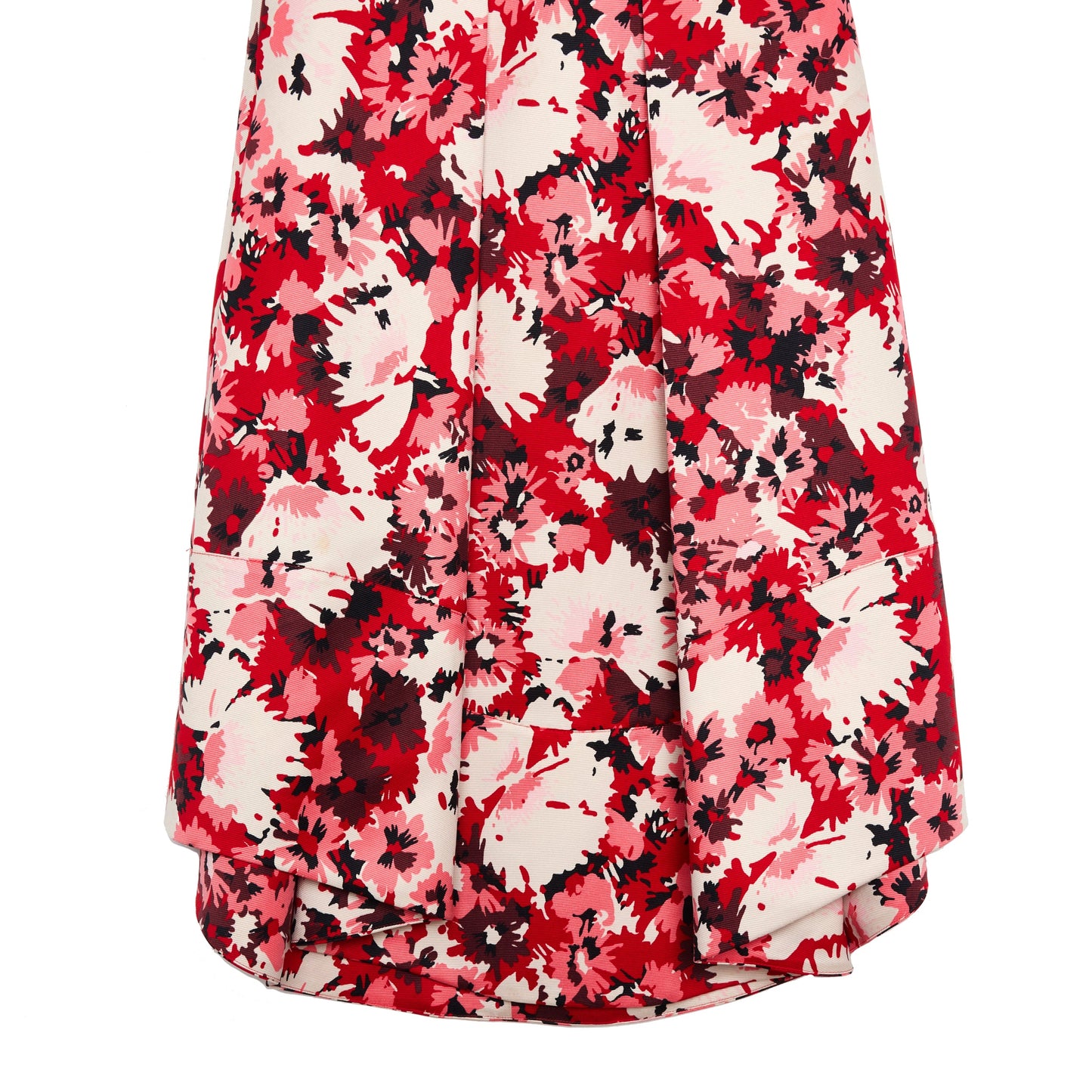 MAX&CO Midi Red Floral Skirt 8-10