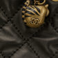 CHANEL Quilted Lion Charm Shoulder Bag
