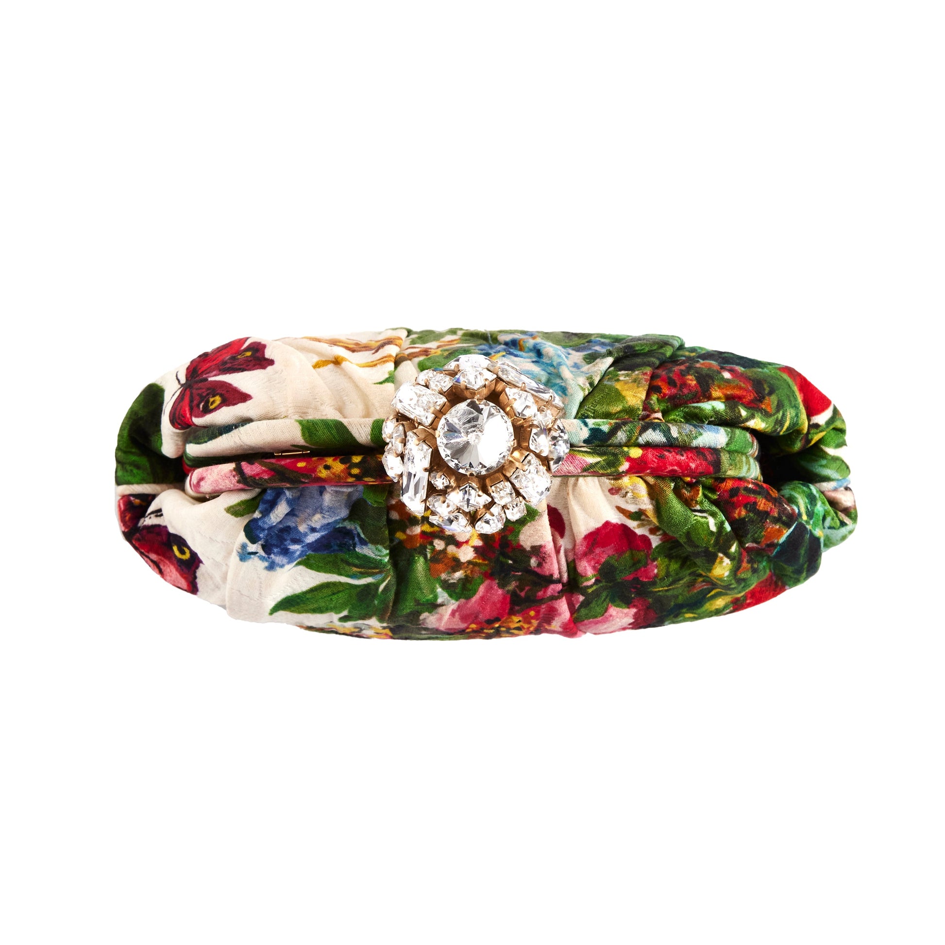 DOLCE & GABBANA Floral Jewelled Clutch