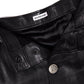 BALENCIAGA Leather mid-length Button front skirt 38