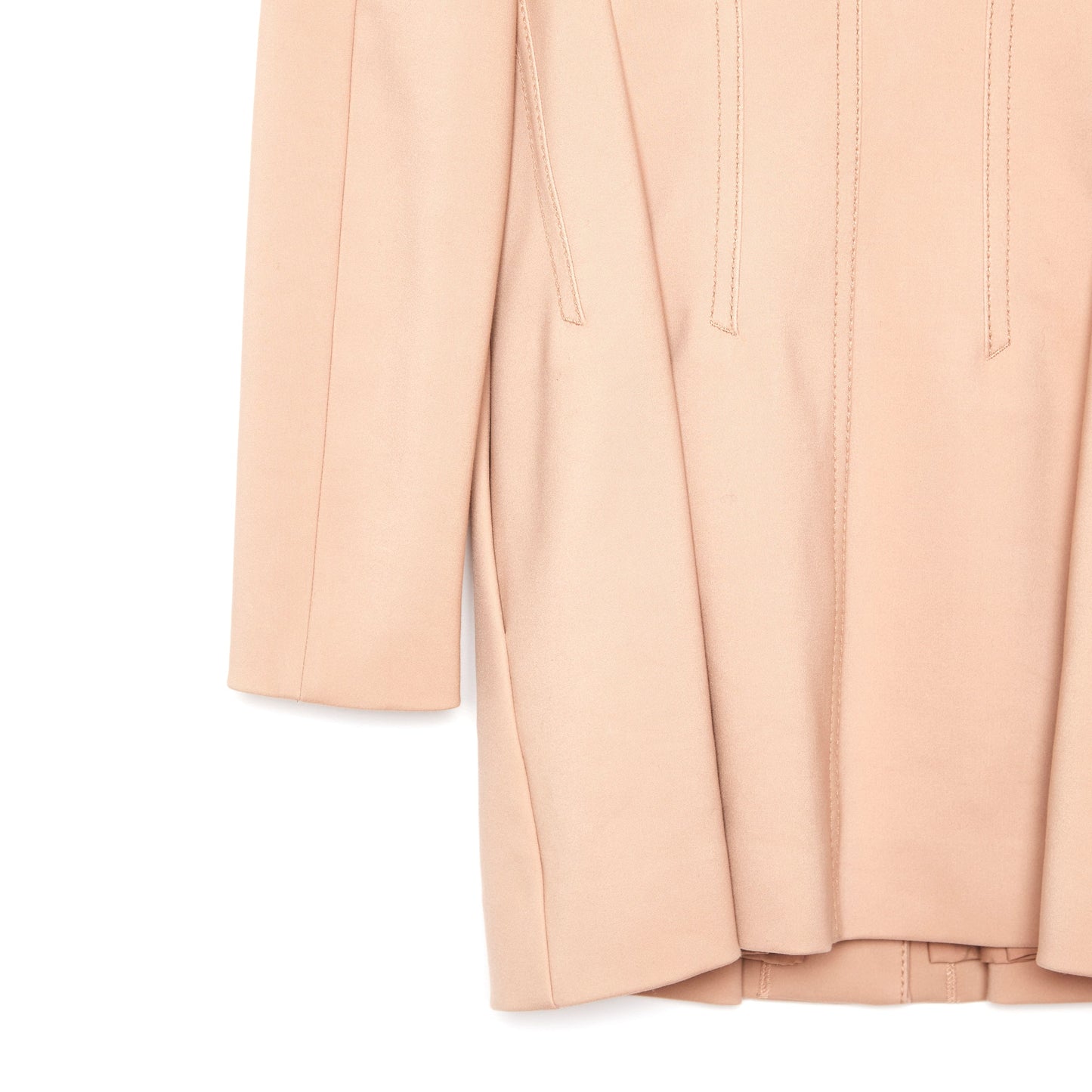 DION LEE Accordion Pleat Blazer Dress