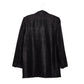 CAMILLA AND MARC Belmont Lurex Metallic-Woven Black Suit Blazer 10-12