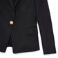 BALMAIN Virgin Wool Blazer - Black 40