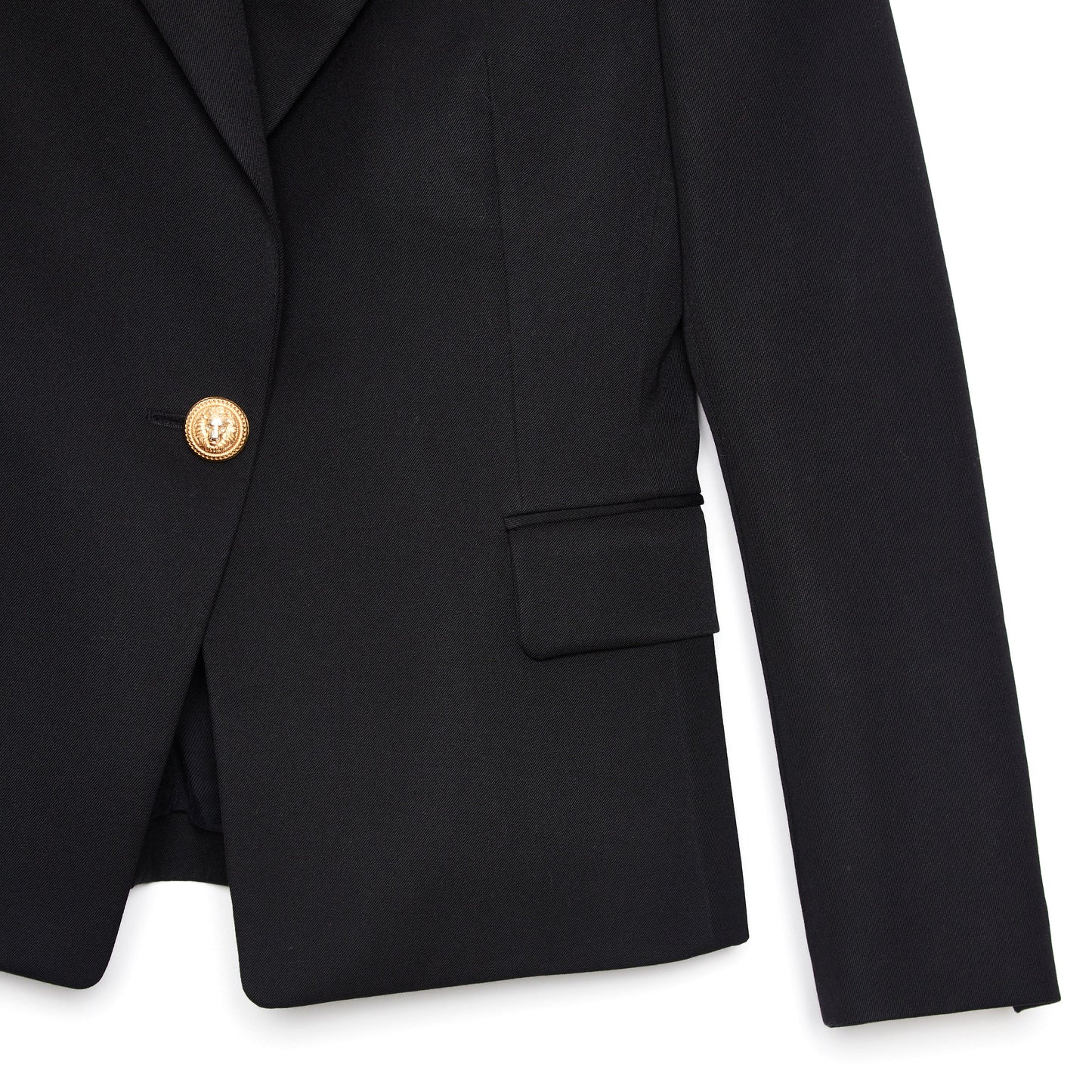 BALMAIN Virgin Wool Blazer - Black 40