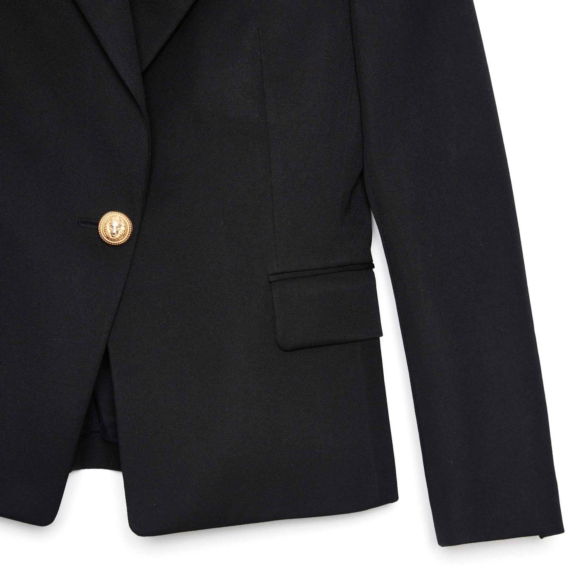 BALMAIN Virgin Wool Blazer - Black 40