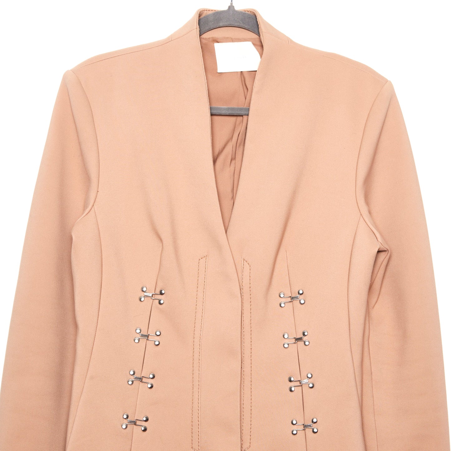 DION LEE Accordion Pleat Blazer Dress