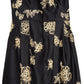 MARCHESA floral-embroidered one-shoulder gown 10