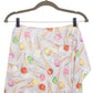 CHANEL Vintage Ice Cream Pattern Silk Skirt 38