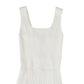 THEORY Pleated Square Neck Dress XS