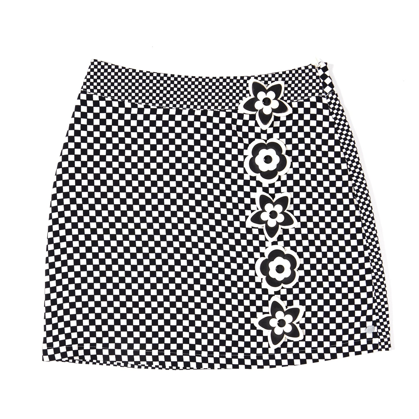 MOSCHINO Vintage Checkerboard Mini Skirt 38