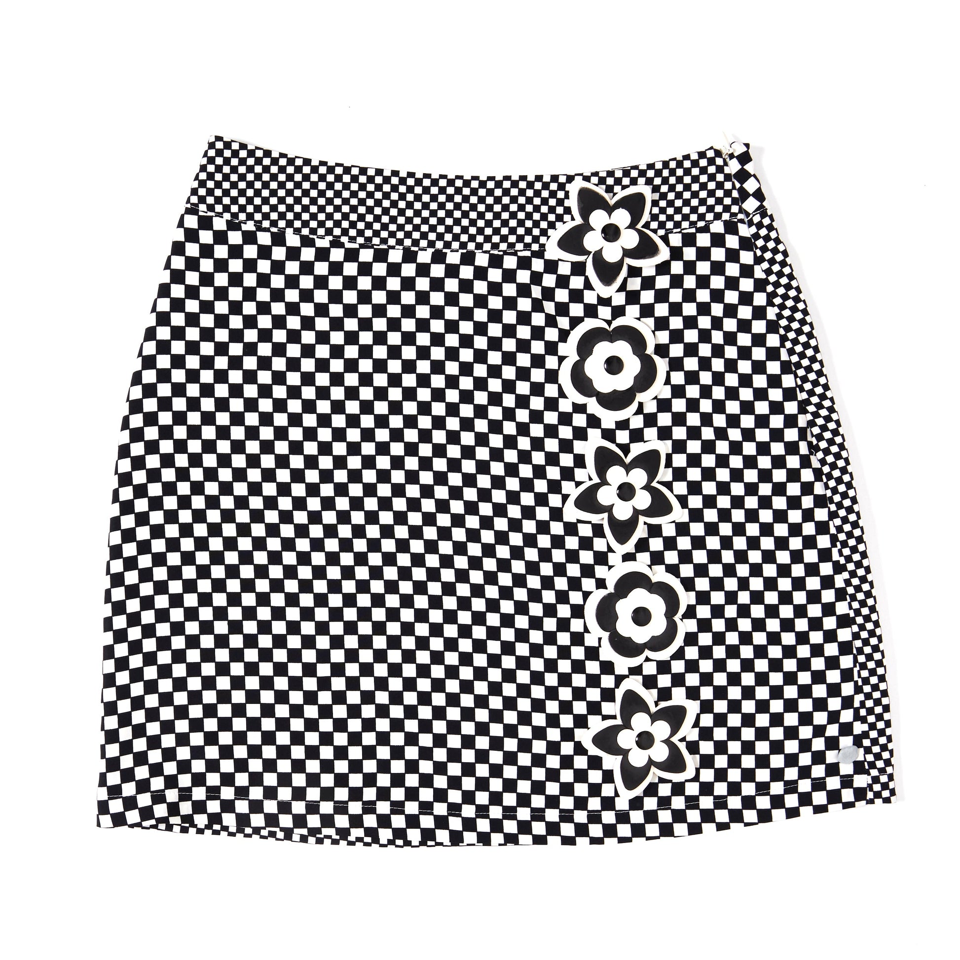 MOSCHINO Vintage Checkerboard Mini Skirt 38