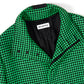 BALENCIAGA Green Houndstooth Coat 36