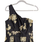 MARCHESA floral-embroidered one-shoulder gown 10