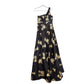 MARCHESA floral-embroidered one-shoulder gown 10