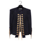 BALMAIN Military Blazer with Gold Chains 38