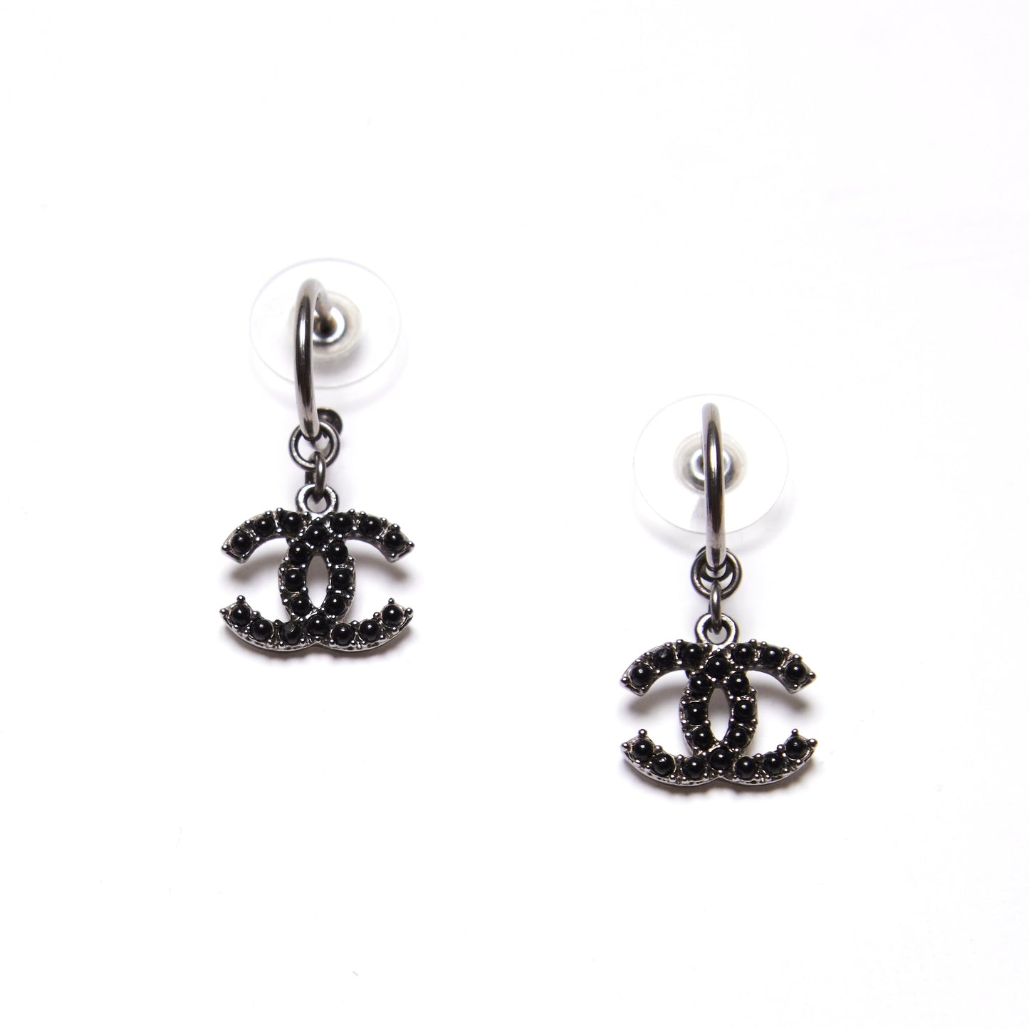 CHANEL CC Crystal Earrings