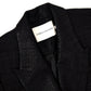 CAMILLA AND MARC Belmont Lurex Metallic-Woven Black Suit Blazer 10-12