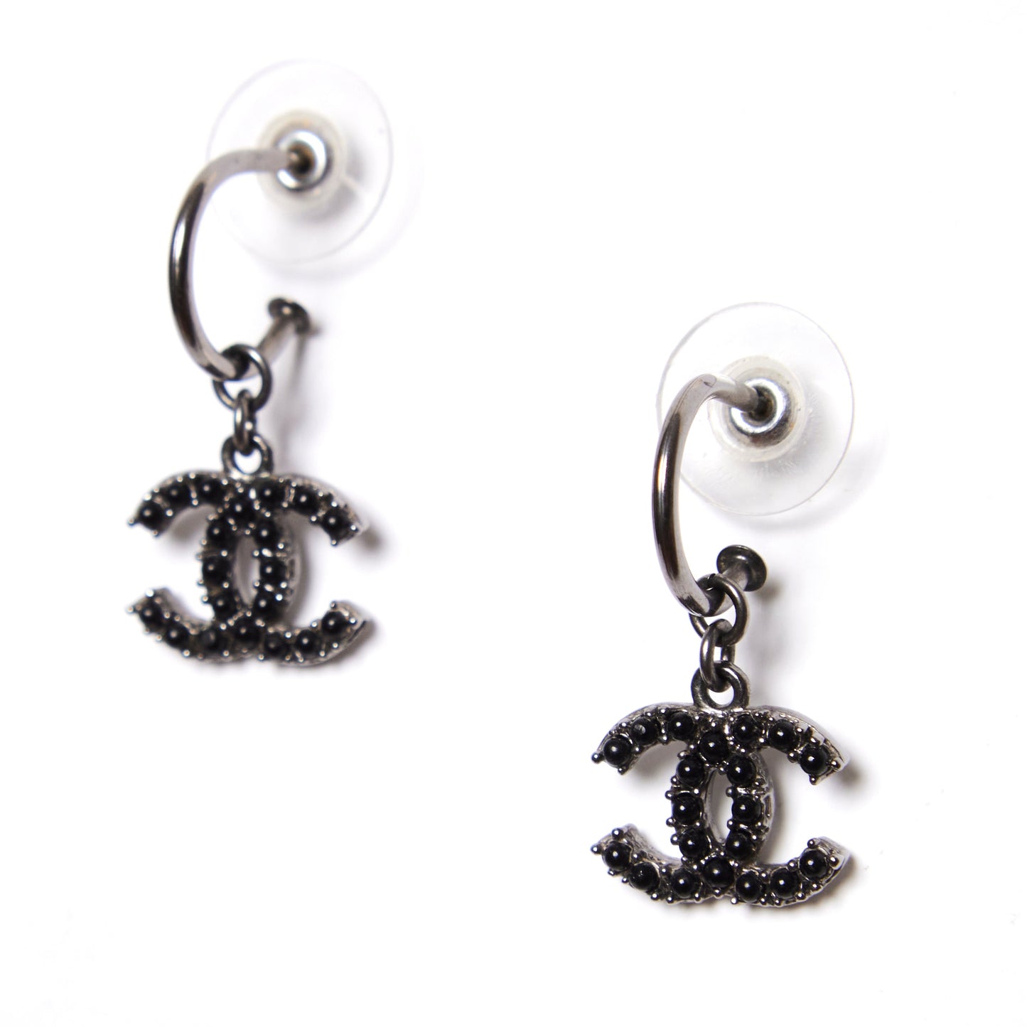 CHANEL CC Crystal Earrings