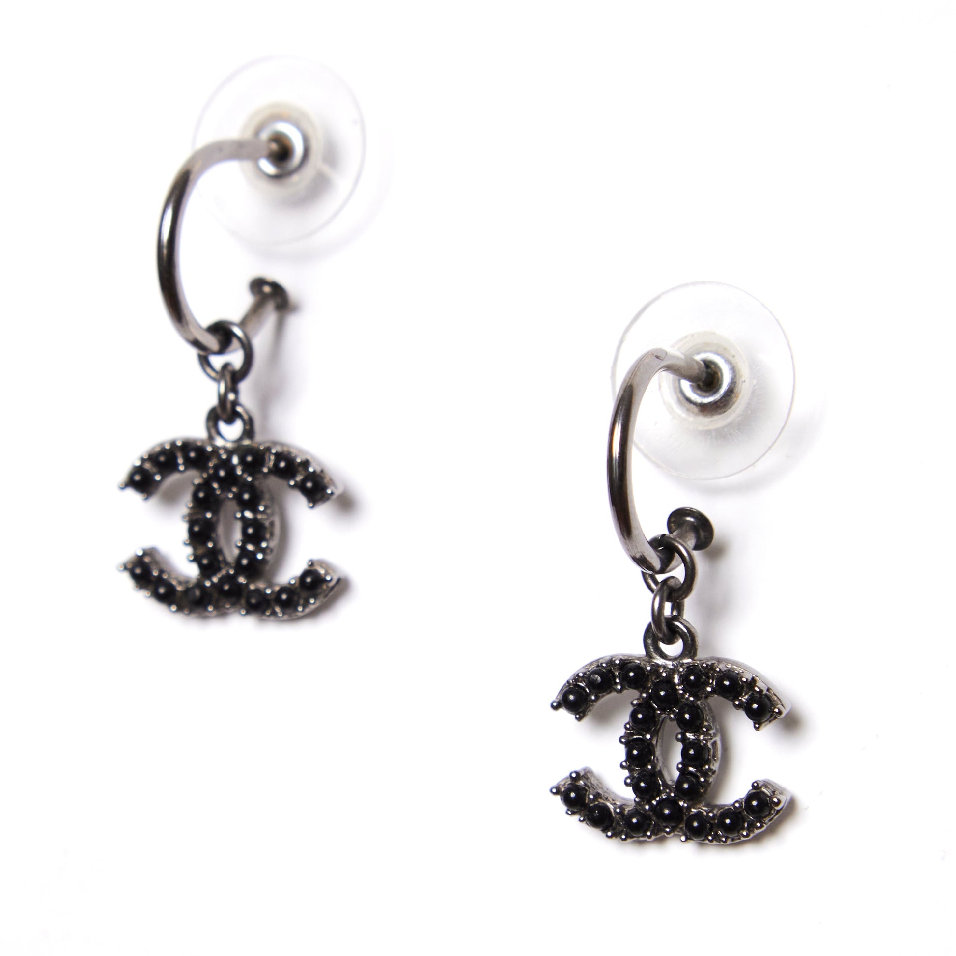 CHANEL CC Crystal Earrings
