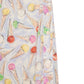 CHANEL Vintage Ice Cream Pattern Silk Skirt 38