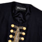 BALMAIN Military Blazer with Gold Chains 38