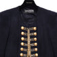BALMAIN Military Blazer with Gold Chains 38