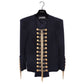 BALMAIN Military Blazer with Gold Chains 38