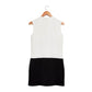 CÈLINE Black and White Colour Block Dress 38