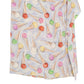 CHANEL Vintage Ice Cream Pattern Silk Skirt 38