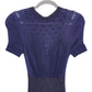 Bottega Veneta Glitter Pointelle Plissé Knit Dress