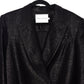CAMILLA AND MARC Belmont Lurex Metallic-Woven Black Suit Blazer 10-12