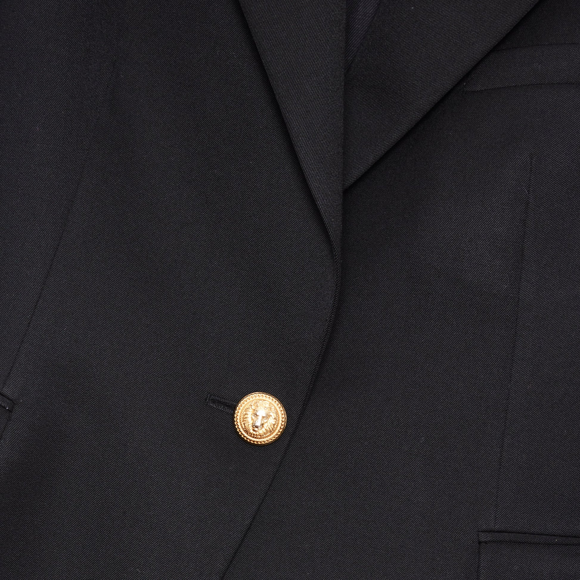 BALMAIN Virgin Wool Blazer - Black 40