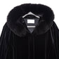 MARINA RENALDI Black PUffer Coat with Trimmed Fur 50
