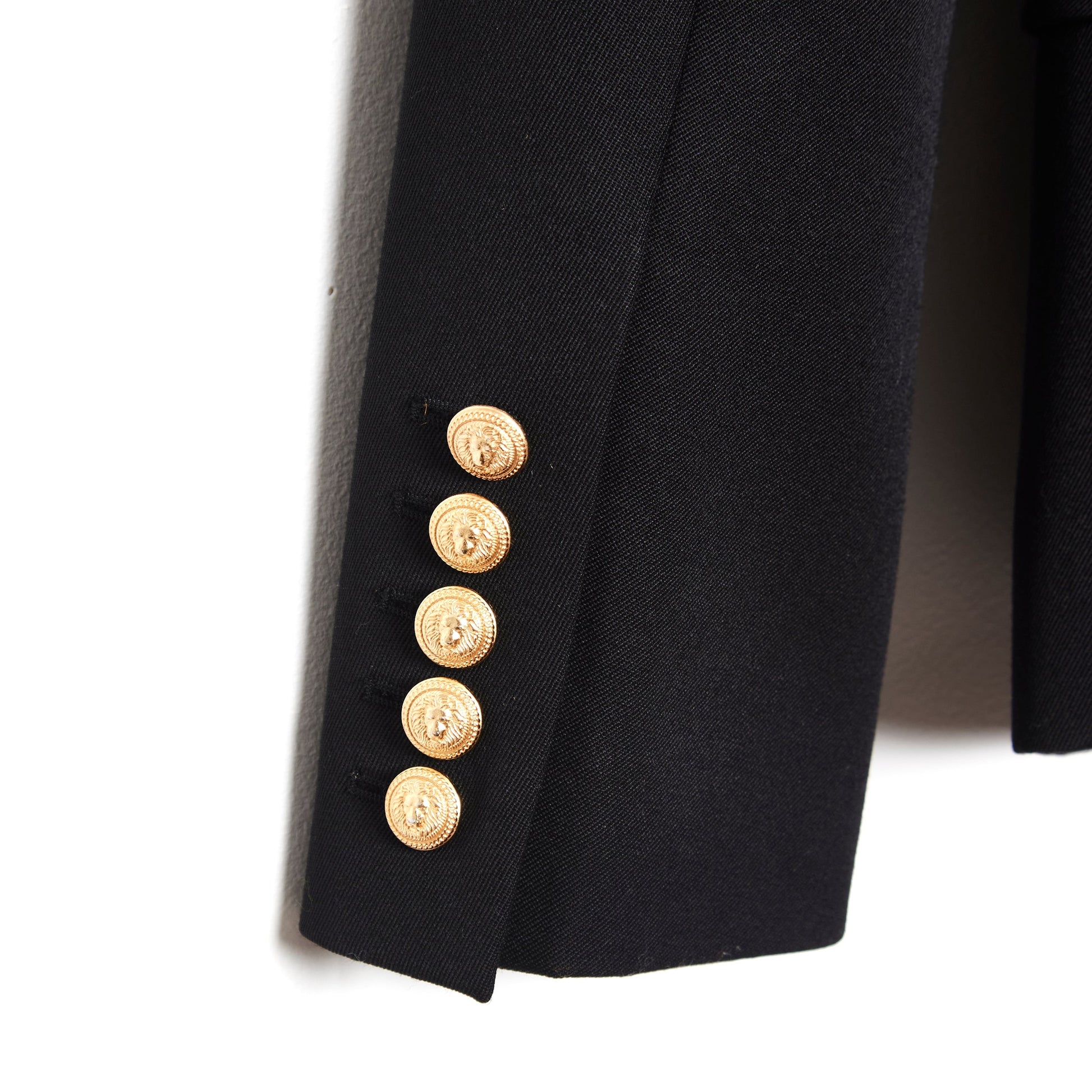 BALMAIN Virgin Wool Blazer - Black 40