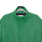 BALENCIAGA Green Houndstooth Coat 36