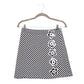 MOSCHINO Vintage Checkerboard Mini Skirt 38