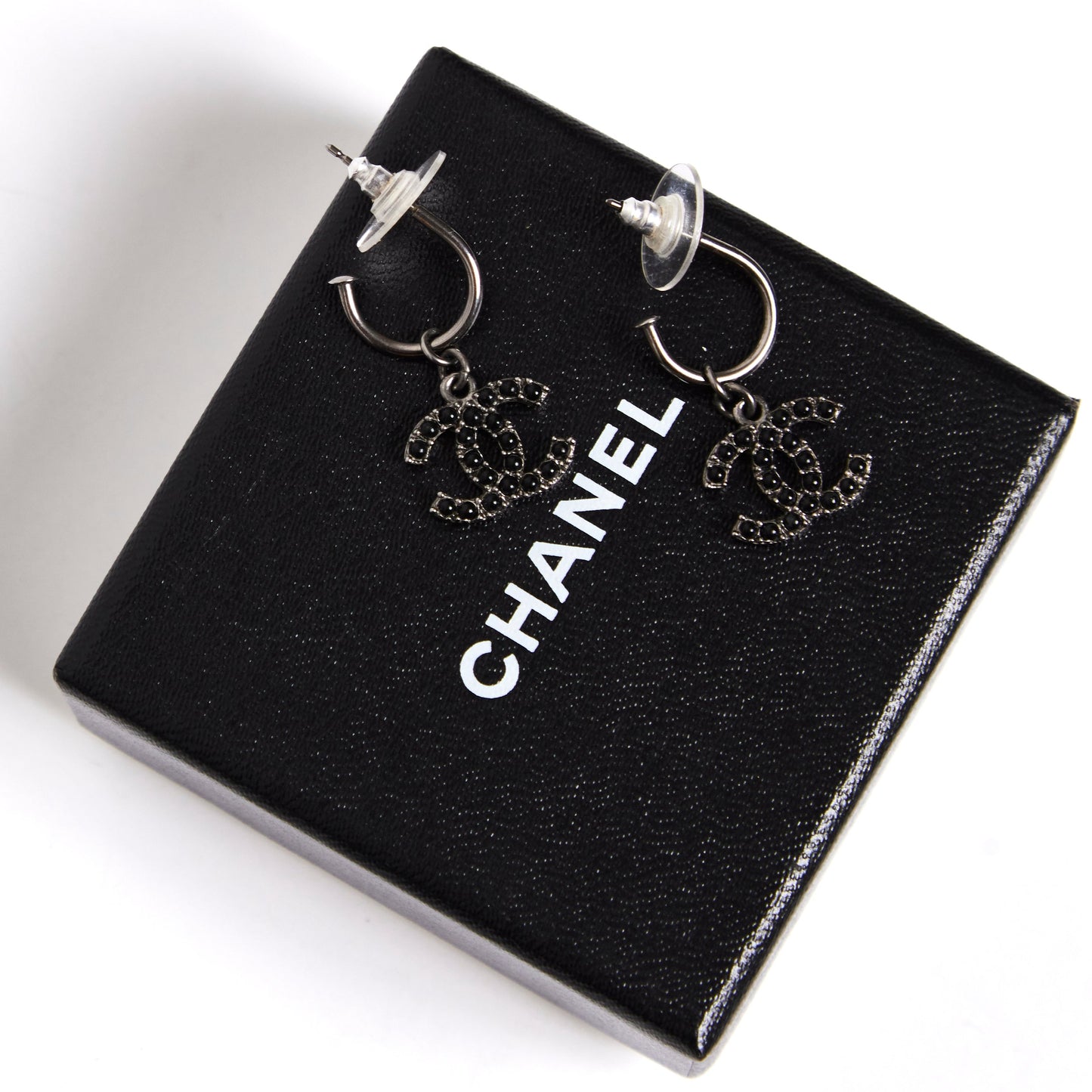 CHANEL CC Crystal Earrings