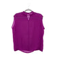 YVES SAINT LAURENT Vintage Magenta Silk Blouse 8