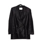 CAMILLA AND MARC Belmont Lurex Metallic-Woven Black Suit Blazer 10-12