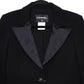 CHANEL 03C Vintage Black Wool Blazer with Satin Lapel