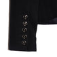 CHANEL 03C Vintage Black Wool Blazer with Satin Lapel
