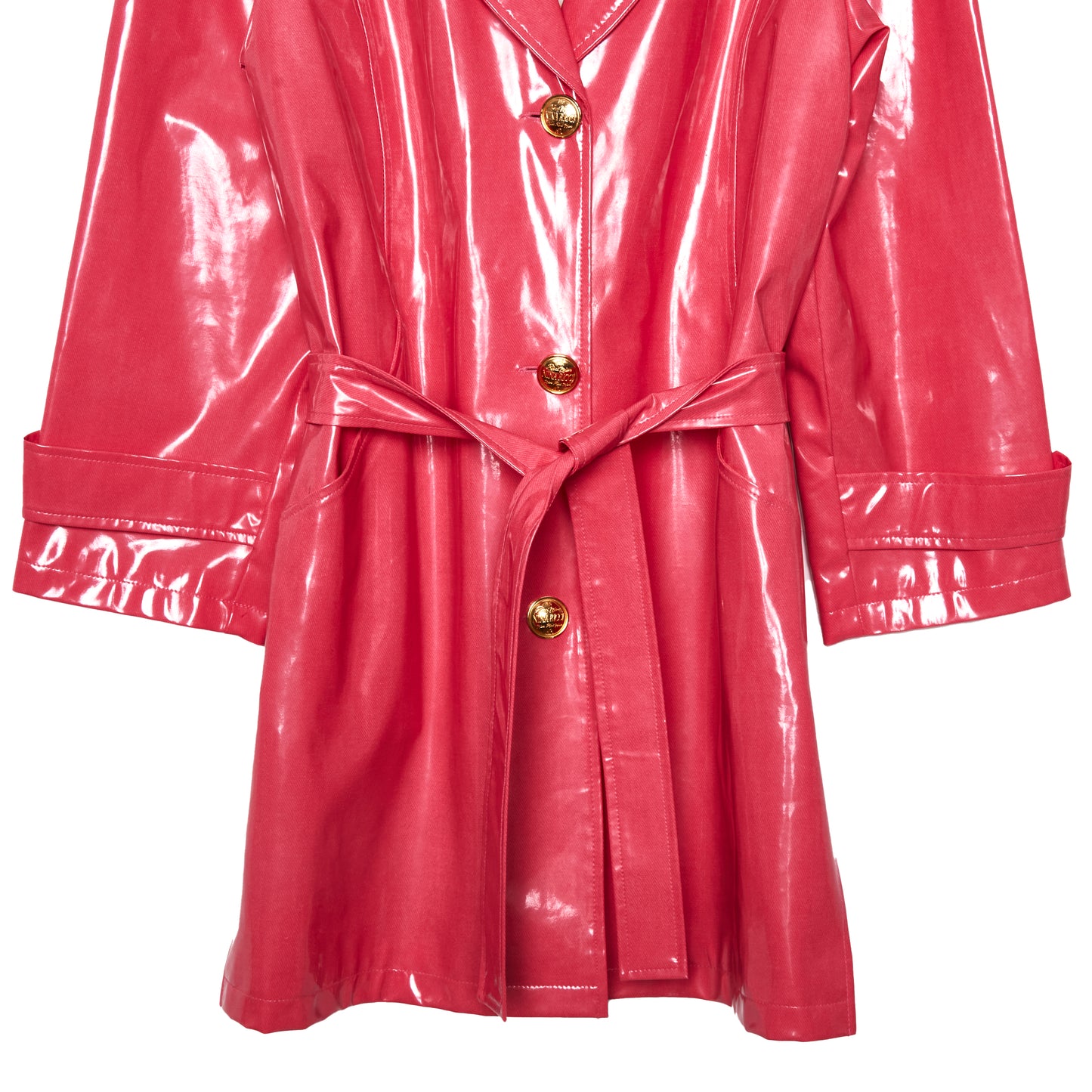 NINA RICCI Vintage Coated Raspberry Pink coat