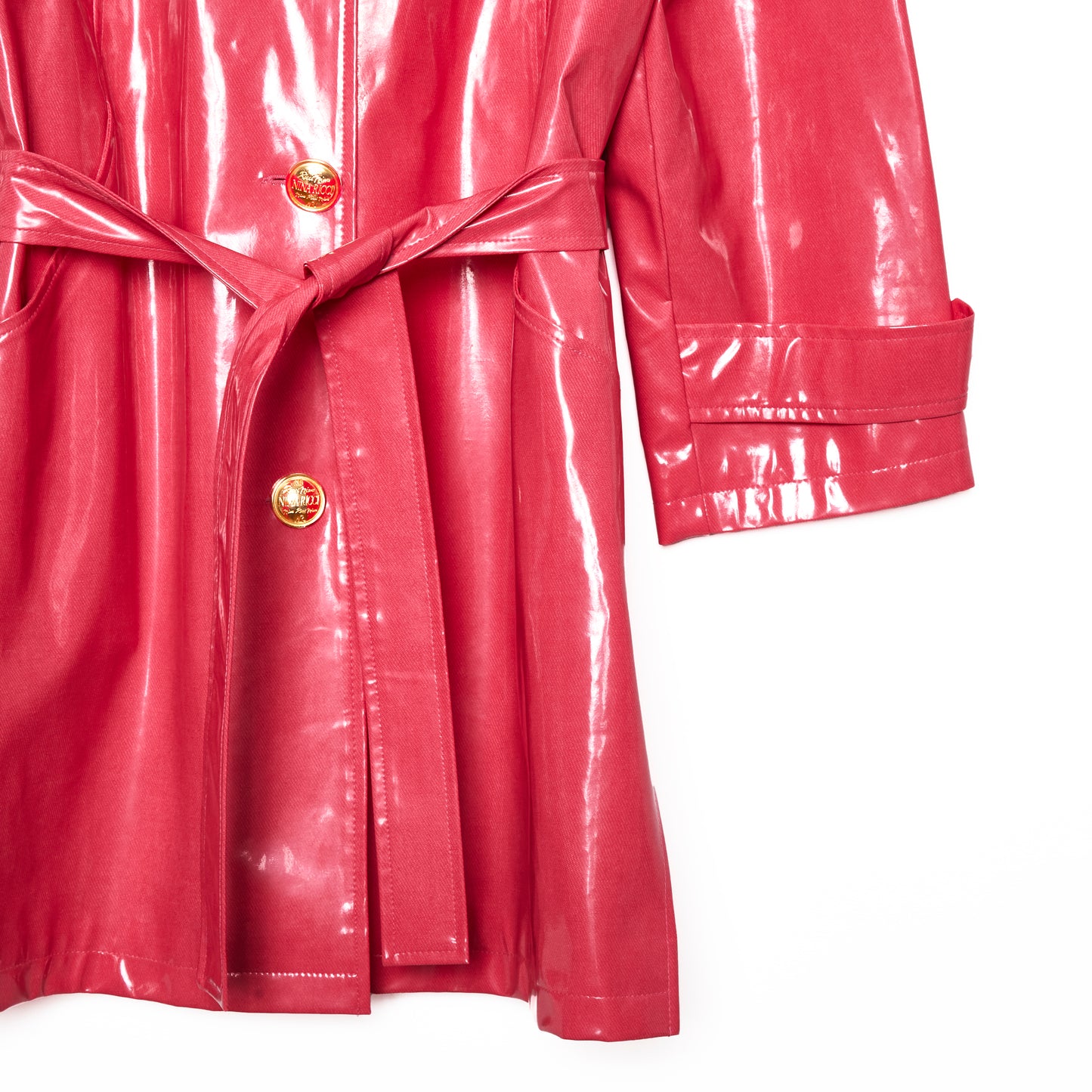 NINA RICCI Vintage Coated Raspberry Pink coat