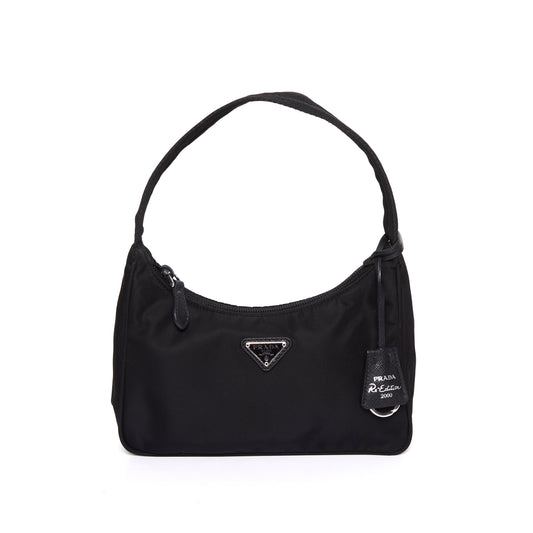 PRADA Re-edition Nylon shoulder bag - Black
