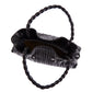 BVLGARI Black Leather Twistino Tina Tote