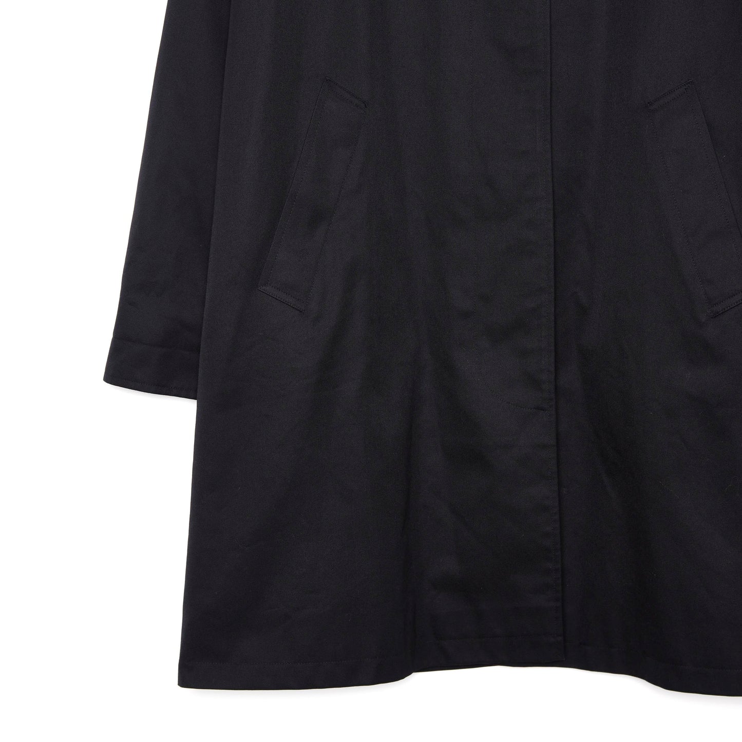 BURBERRY Short Camden Heritage Car Coat - Black