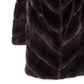 YVES SALOMON Brown Rex Rabbit Coat