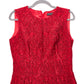 DOLCE & GABBANA Floral Jacquard Mini Dress - Red