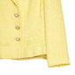 CHANEL Yellow Tweed cropped blazer